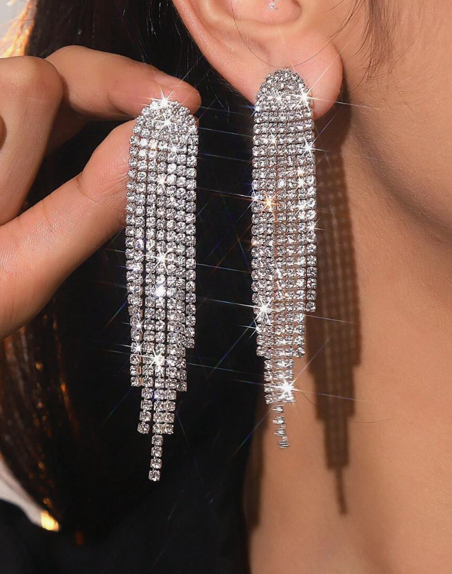 Boucle d'Oreille Strass