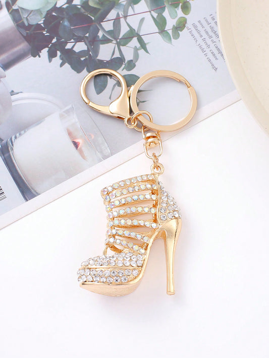 Porte clé chaussure strass