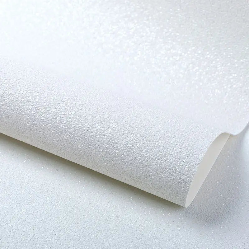 Papier peint blanc pailleté