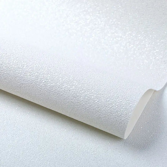 Papier peint blanc pailleté